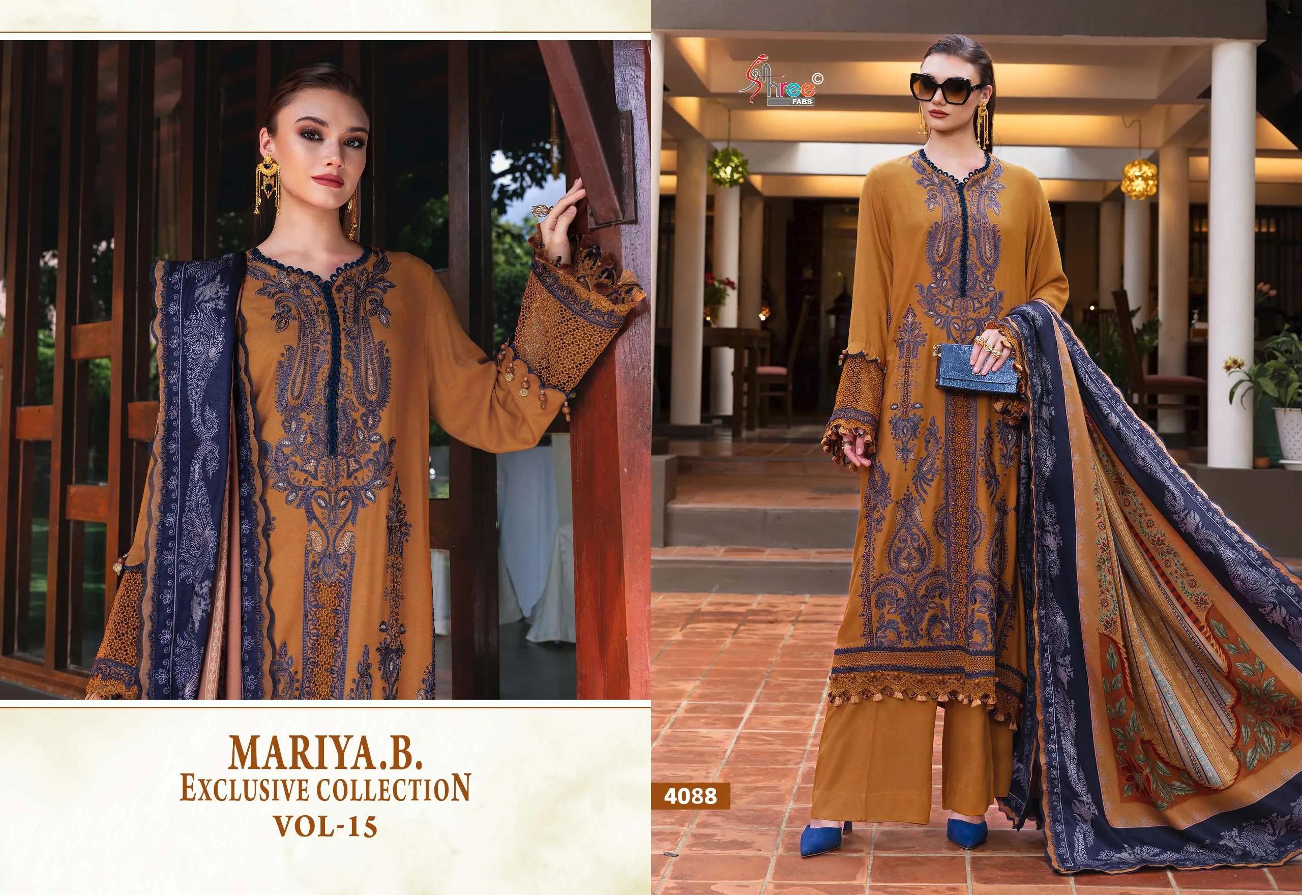 Shree Fab Maria B Exclusive Collection Vol 15