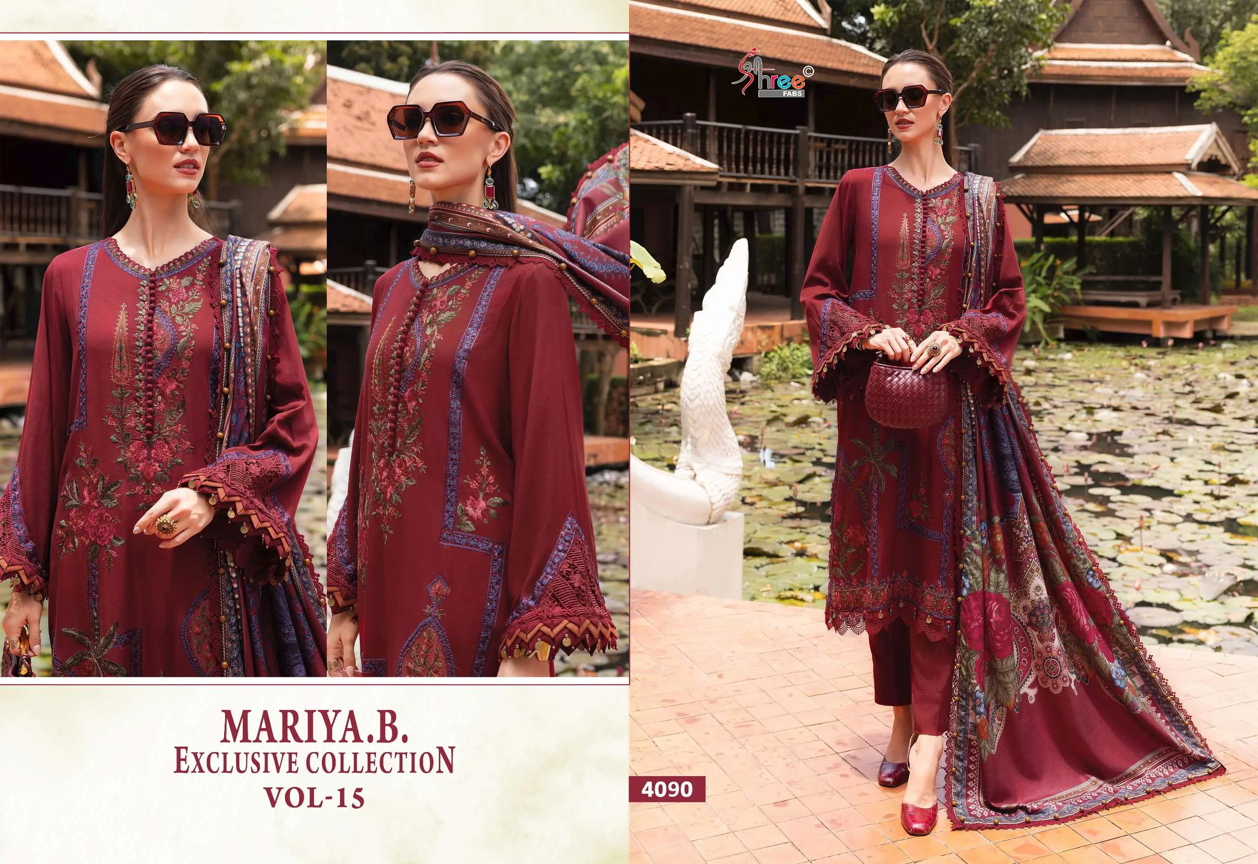Shree Fab Maria B Exclusive Collection Vol 15