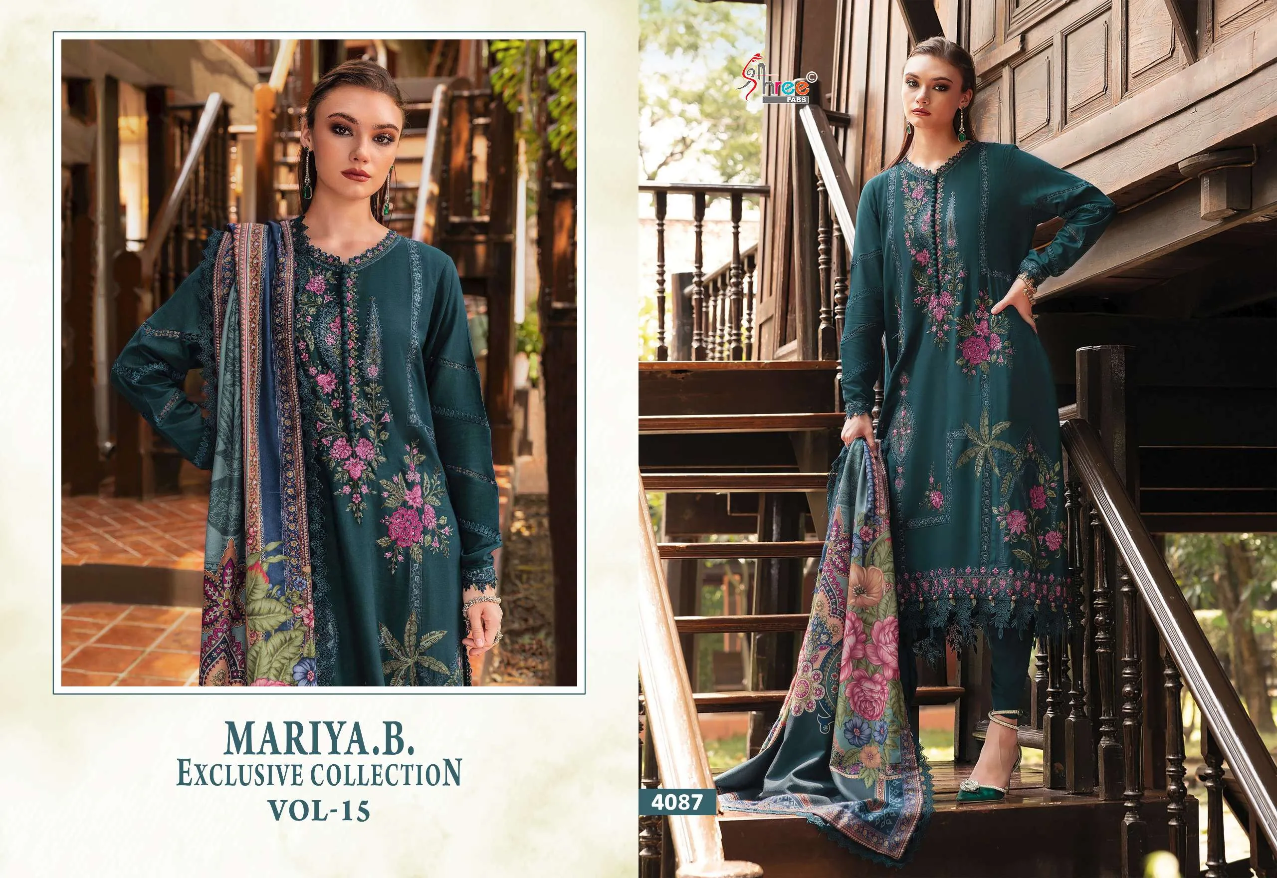 Shree Fab Maria B Exclusive Collection Vol 15