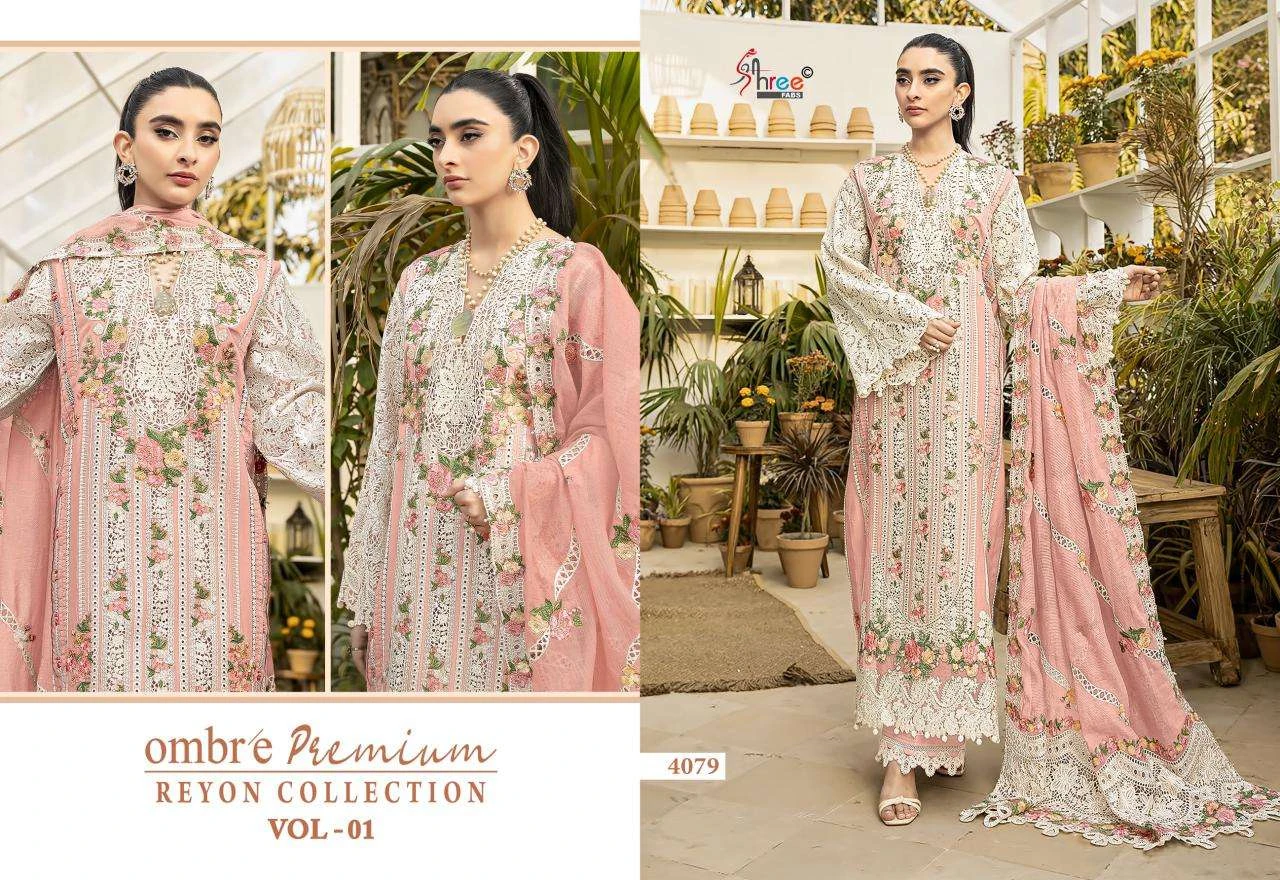 Shree Fab Ombre Premium Rayon Collection Vol 1