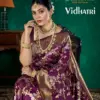 Zarkaashi Vidhatri Katan Silk Festival Wear Saree Collection