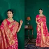 Zarkaashi Vidhatri Katan Silk Festival Wear Saree Collection