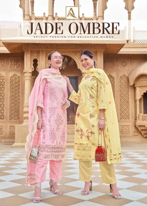 Alok Suits Jade Ombre