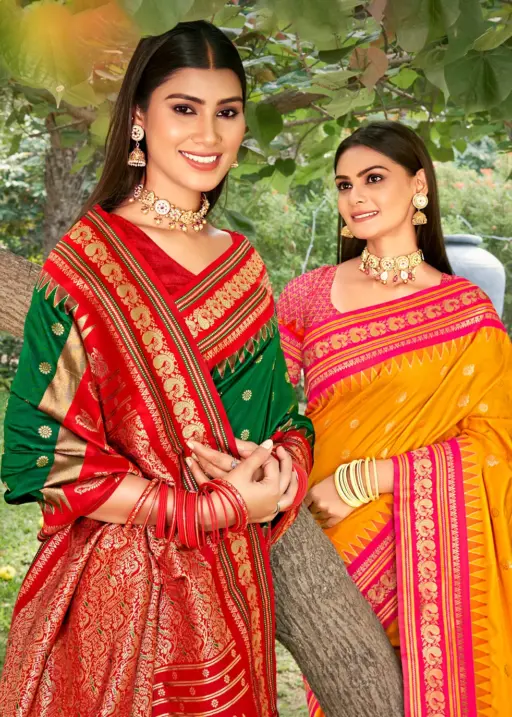 Ast Diva Silk Vol 1 Soft Silk Festival Saree Collection