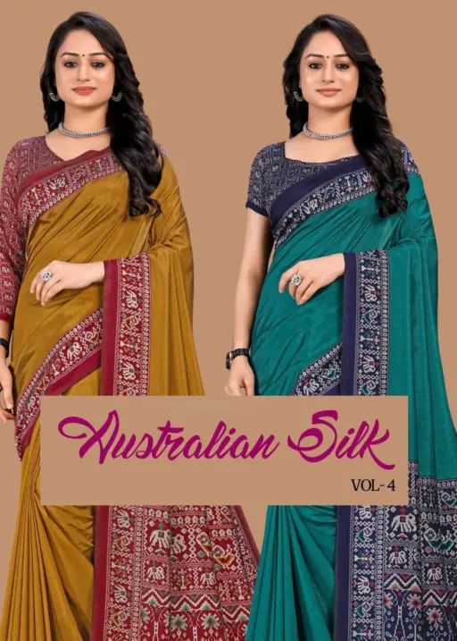 Australian Silk Vol 4 Uniform Silk Saree Collection