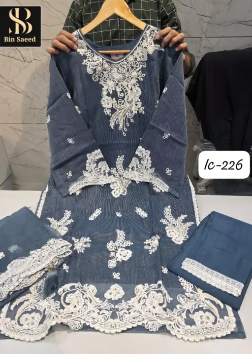 Bin Saeed IC-226 Heavy Fancy Wholesale Readymade Pakistani Suit Collection