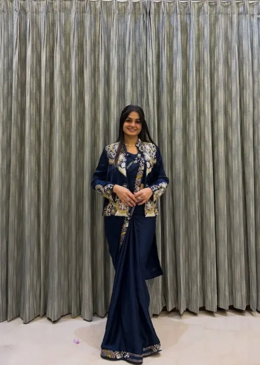 Bt 7135 Chinon Embroidery Worked Trending Party Wear Jacket Lehenga with Dupatta