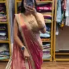 Bt 7137 Satin Sequence Ready to Wear Fancy Saree