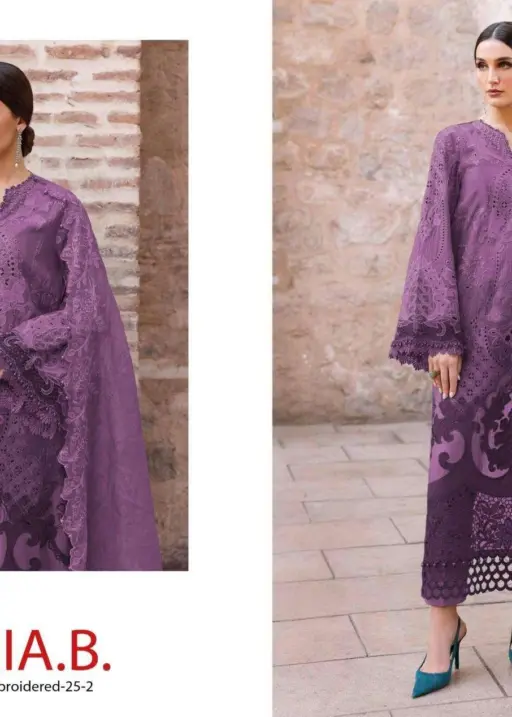 Deepsy Suits Maria B Premium Embroidered 25 Vol 2 Hit Design 1286