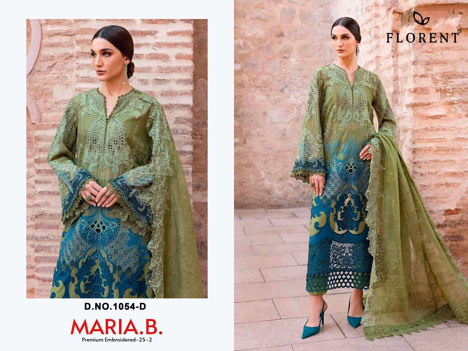 Florent Tm Maria B Premium Embroidered 25 Vol 2 Hit Design Collection