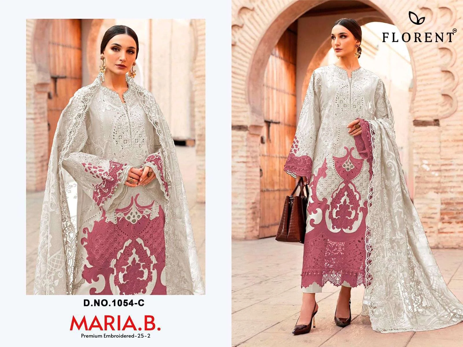 Florent Tm Maria B Premium Embroidered 25 Vol 2 Hit Design Collection