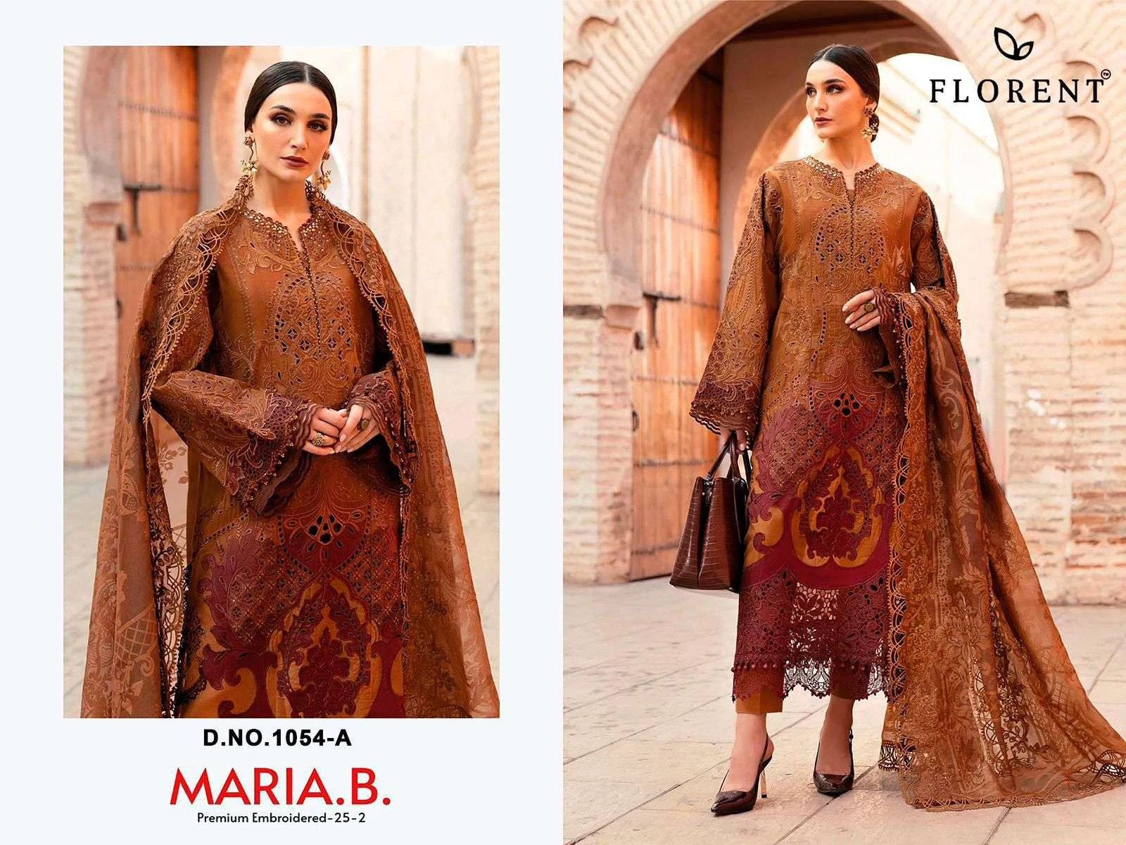 Florent Tm Maria B Premium Embroidered 25 Vol 2 Hit Design Collection