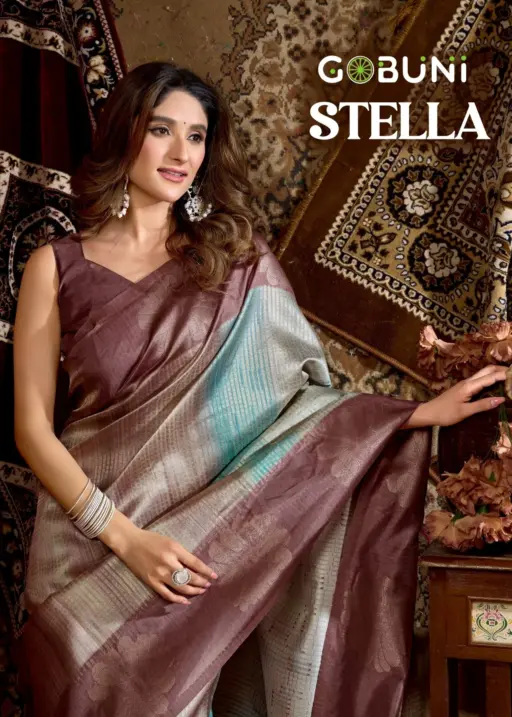 Gobuni Stella Soft Kota Silk Traditional Wear Saree Collection