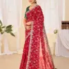 Jalnidhi Ful Patti Georgette with Embroidery Bandhani Saree Collection