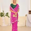 Jalnidhi Ful Patti Georgette with Embroidery Bandhani Saree Collection