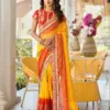 Jalnidhi Saloni Moss Chiffon with Fancy Bandhani Printed Saree Collection