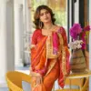 Jalnidhi Swarna Moss Chiffon with Work Saree Collection