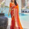 Jalnidhi Swarna Moss Chiffon with Work Saree Collection