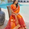 Jalnidhi Swarna Moss Chiffon with Work Saree Collection