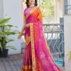 Jalnidhi Swarna Moss Chiffon with Work Saree Collection