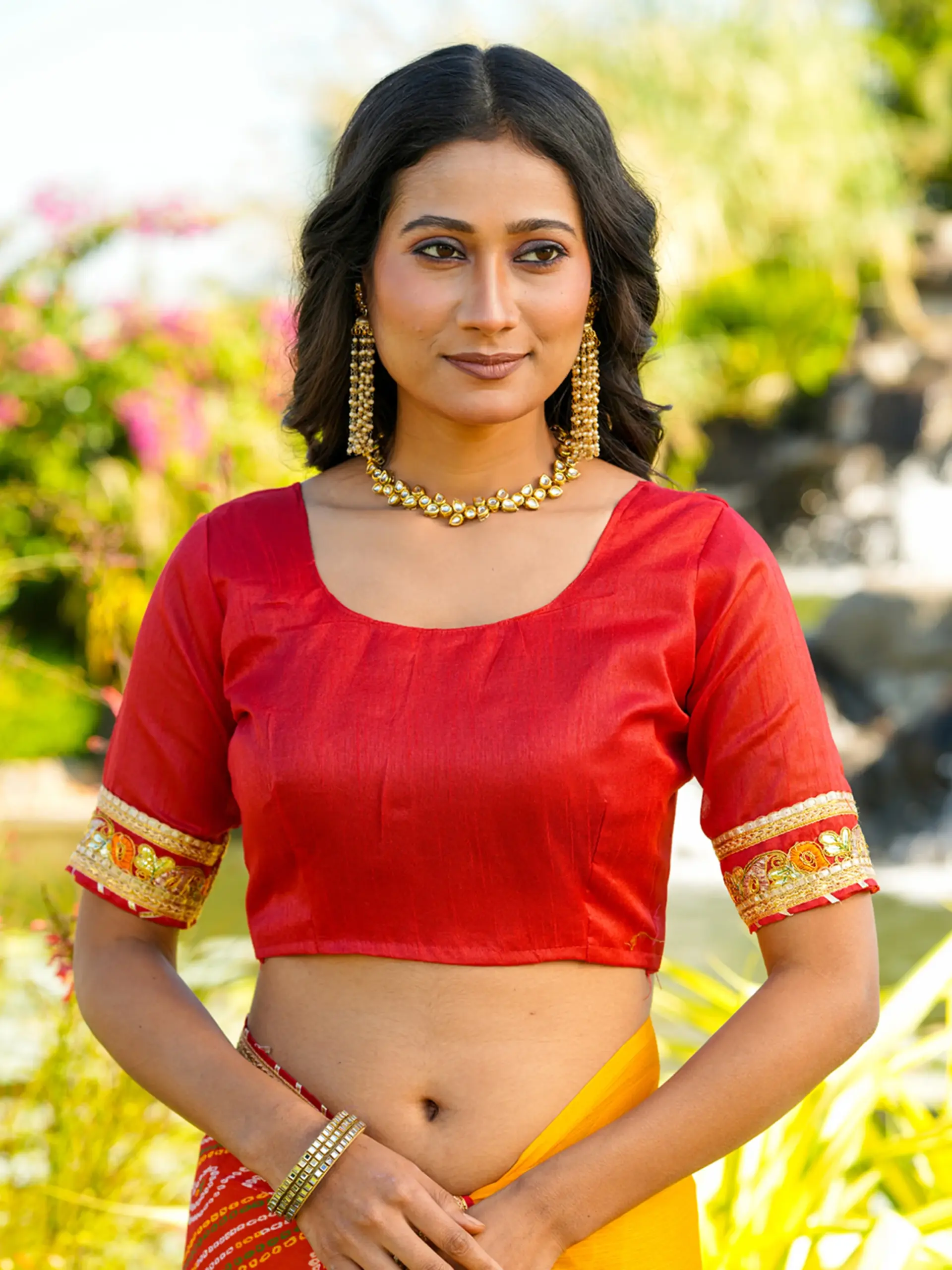 Jalnidhi Swarna Moss Chiffon with Work Saree Collection