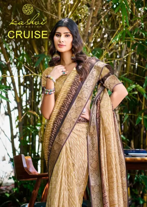 Kashvi Cruise Vol 1 Marshmello Silk Casual Wear Saree Collection