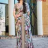 Kashvi Libas Vol 6 Dull Moss Digital Printed Casual Wear Saree Collection