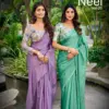 Kashvi Neel Vol 20 Satin with Swarovski Work Saree Collection