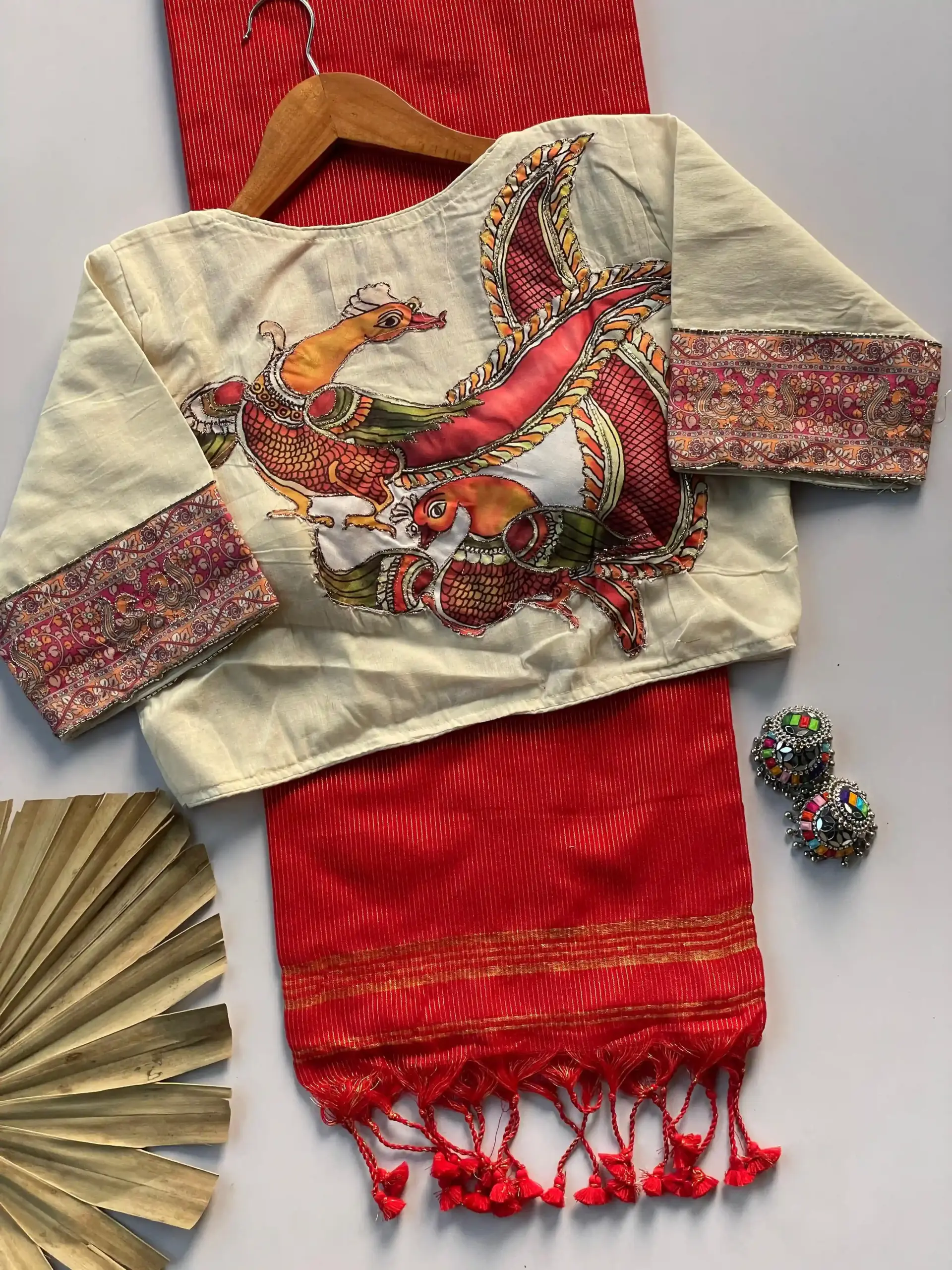 Khadi Vol 3 Khadi Cotton Jari Lining Saree and Blouse Apllic Work Collection