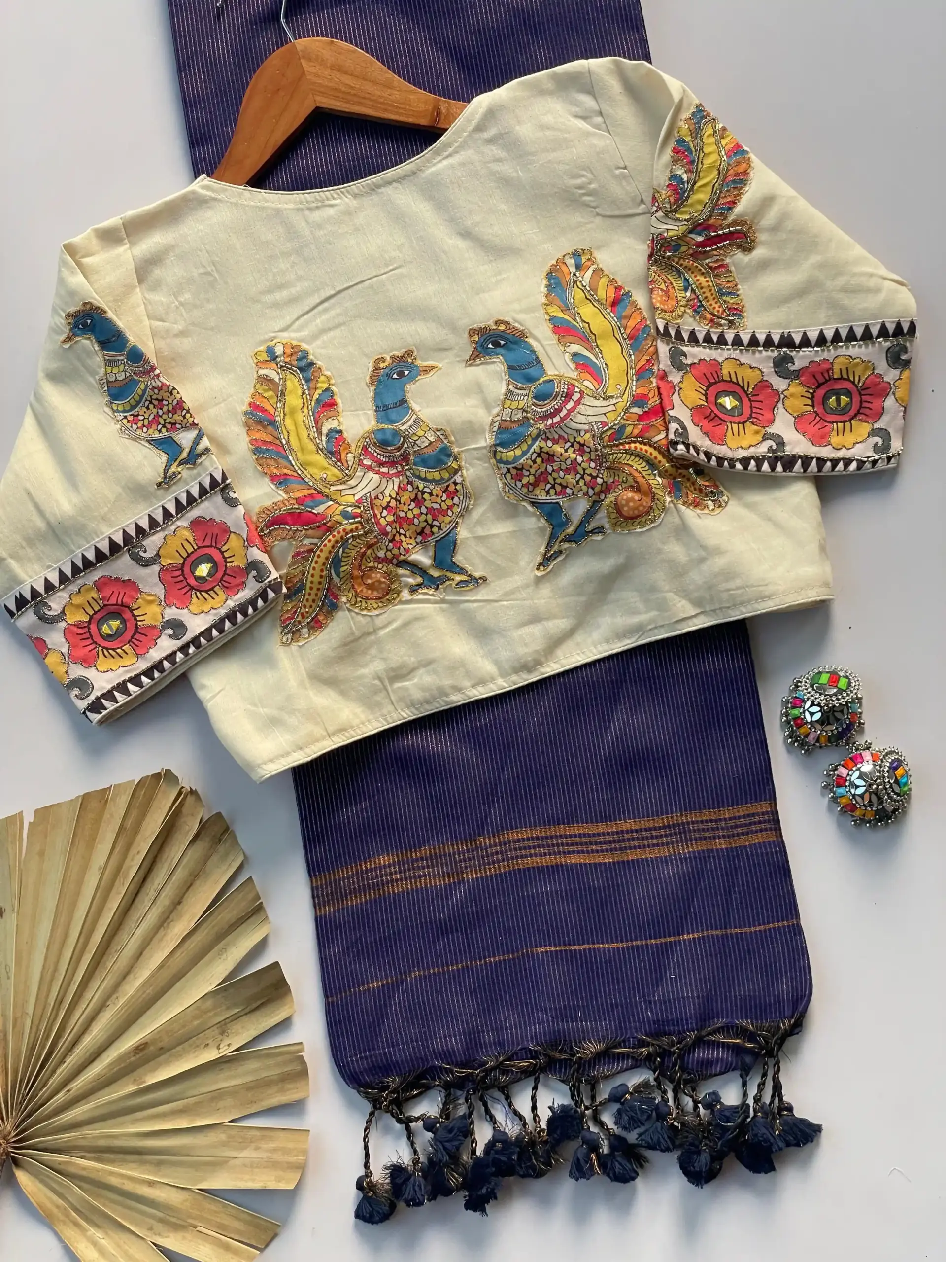 Khadi Vol 3 Khadi Cotton Jari Lining Saree and Blouse Apllic Work Collection