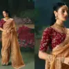 Kimora Iconic 3 Fancy with Sequence and Stone Work Saree Collection