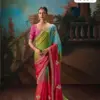 Kimora Kajal Fancy Thread Embroidered Work Designer Saree Collection