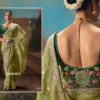 Kimora Kajal Fancy Thread Embroidered Work Designer Saree Collection