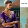 Kimora Kajal Fancy Thread Embroidered Work Designer Saree Collection
