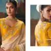 Kimora Kajal Fancy Thread Embroidered Work Designer Saree Collection