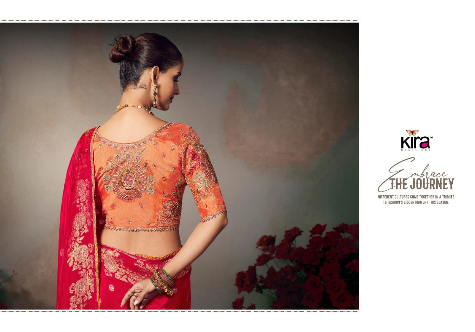 Kira Kamini 8201 to 8206 Chiniya Silk Wedding Wear Saree Collection