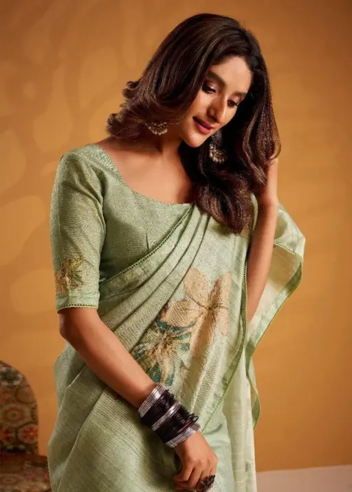 Kira Kasheeda Tussar Silk Fancy Designer Saree Collection