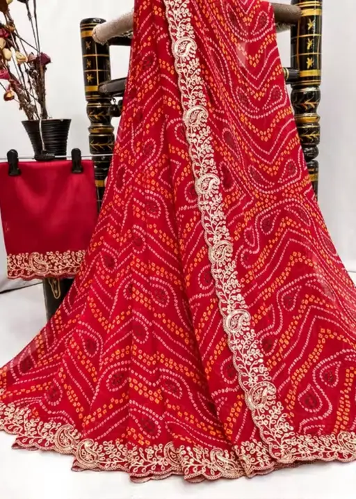 Maa Bandhani Georgette Vol 1 Printed Saree Collection