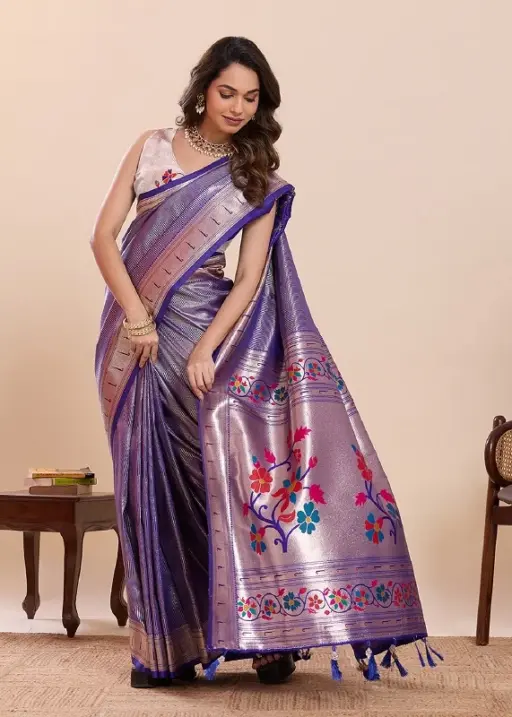 Maahi 212 Paithani Silk Zari Weaving Saree Collection