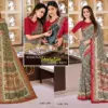 Malgudi Silk Vol 27 Cracle Silk Printed Uniform Saree Collection