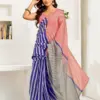 Meera 323 Linen Printed Party Wear Fancy Saree Collection