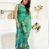 Meera 326 Linen Printed Ready to Wear Fancy Saree Collection