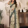 Meera 329 Linen Printed Ready to Wear Fancy Saree Collection