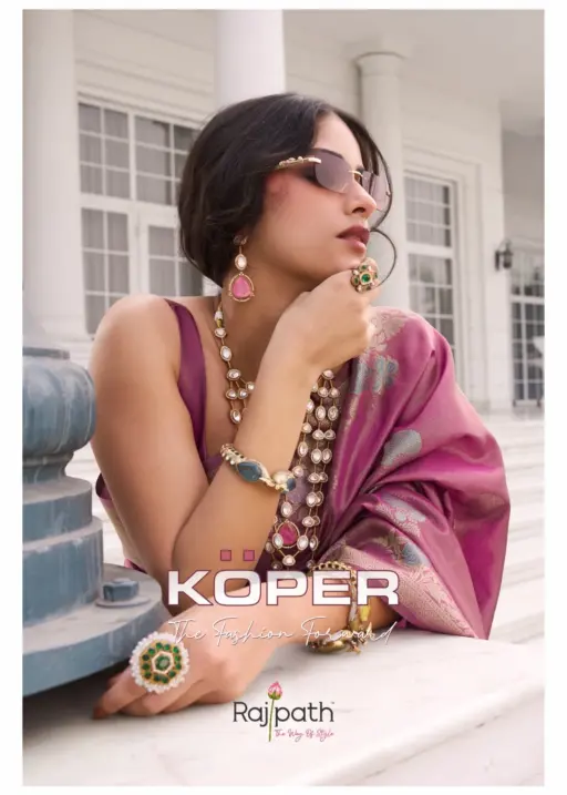 Rajpath Koper Silk Vol 1 Zari Weaving Stylish Saree Collection