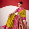 Rajpath Sindhu Ghat Zari Weaving Satin Silk Saree Collection