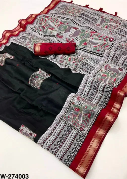 Rajyog 274001 to 4 Mul Cotton Aari Worked Fancy Saree Collection