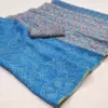 Rajyog Chanderi C 1 to C 12 Linen with Ajarakh Kalamkari Printed Saree