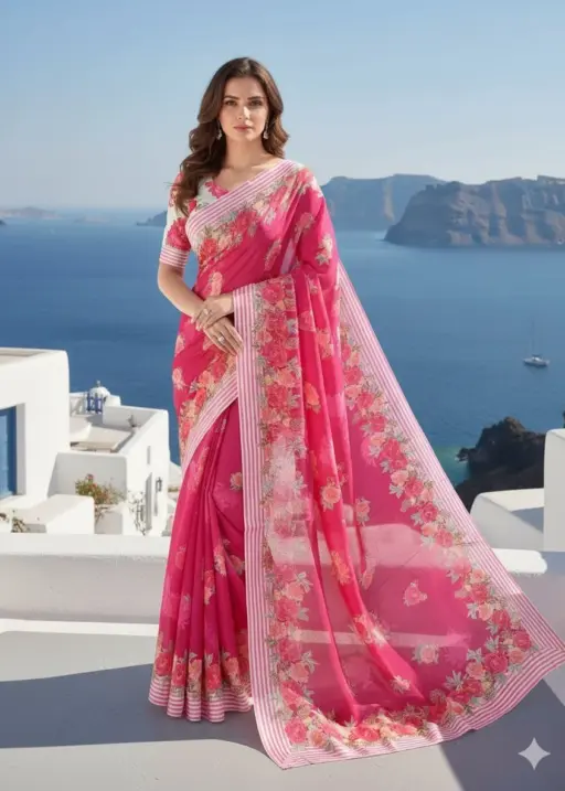 Rajyog R 1 to R 6 Soft Georgette Fancy Saree Collection