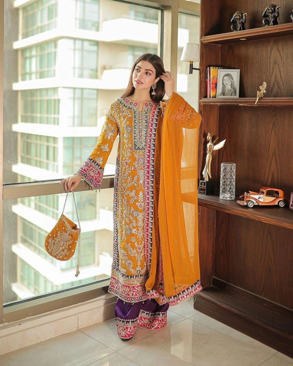 Rama Export Code-1197-A Heavy Georgette Wholesale Readymade Pakistani Suit Collection