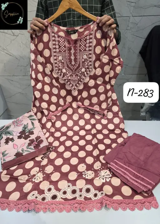 Sapphire Agha Noorani-283 Pure Lawn Wholesale Readymade Pakistani Suit Collection